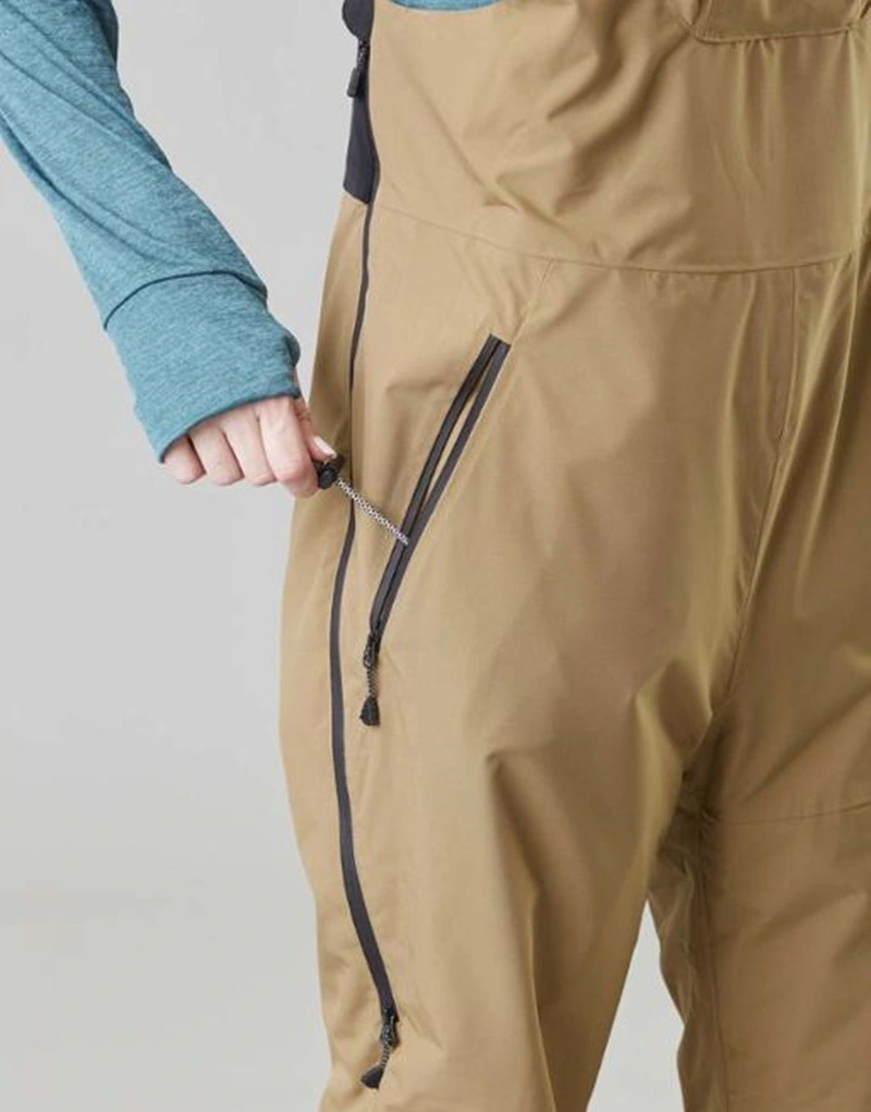 Womens Ski Pants High Quality Windproof Waterproof Ski Cargo Pants Snow Bibs