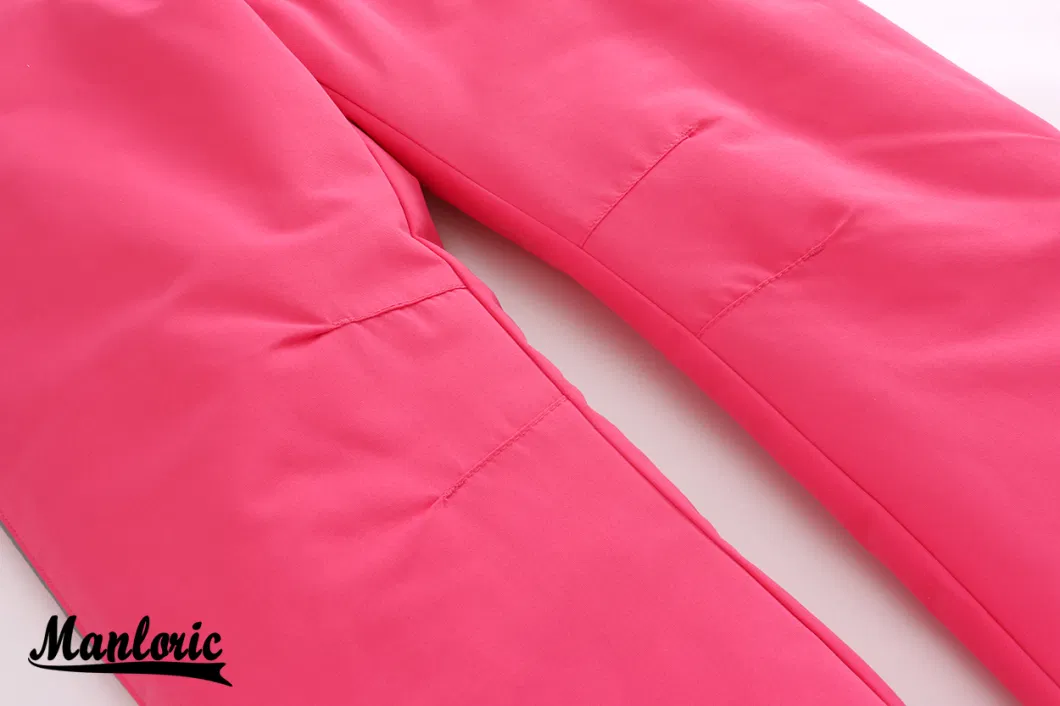 Free Sample Kids Girl Ski Pants Girls Insulated Windproof Waterproof Snowsuit