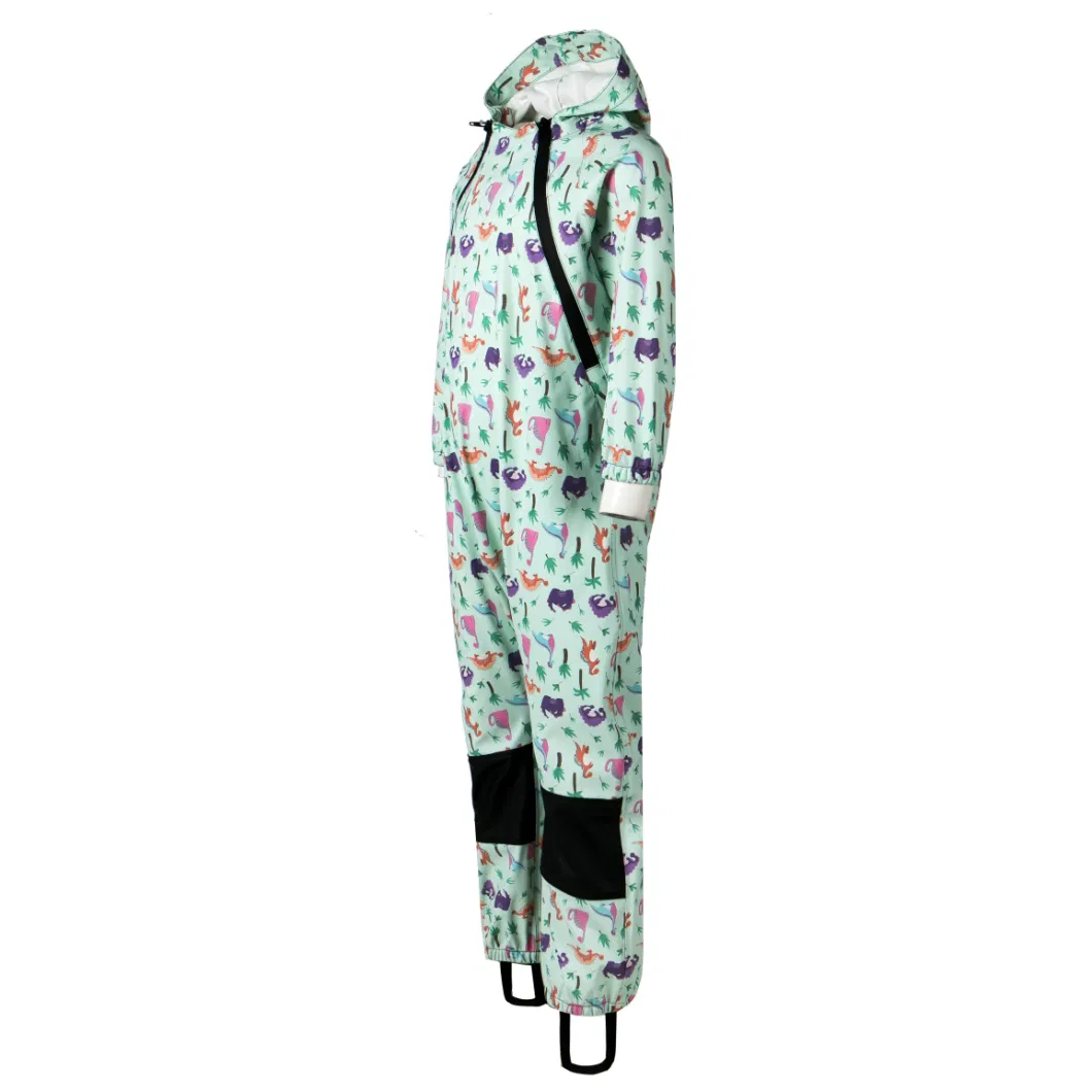 Custom Cute Waterproof Reuseable Rainwear Children Child Rain Coat for Kids