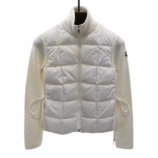 Men Women Winter Down Jackets Light Puff Coat Luxury Outdoor Coats Outerwear Down Patchwork Knitting Clothing Black Puffer Jacket