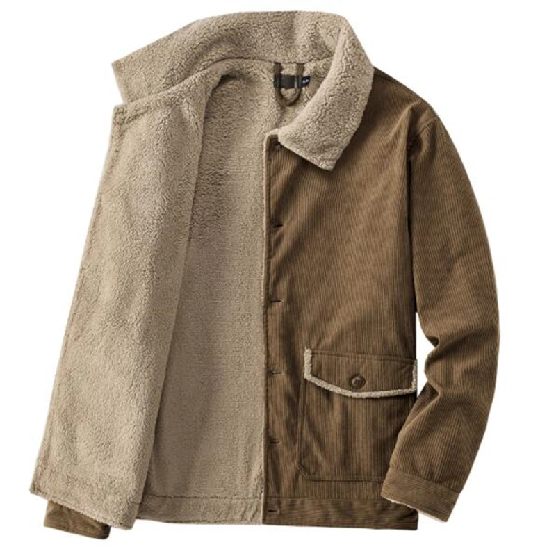 Custom Mens Cotton Jacket Coat Windproof Outerwear