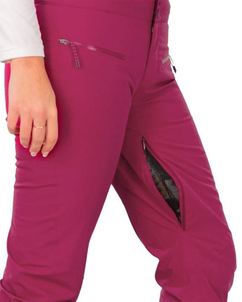 Winter Outdoor Windproof Waterproof Soft Shell Multi-Pocket Ski Pants Womens Snow Pants
