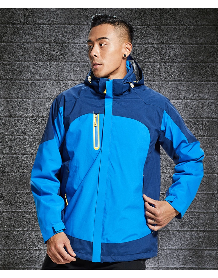 Mens Clothing Jacket Windproof Waterproof Sport Outerwear Jackets Fleece Thick Winter Men Gym Jacket