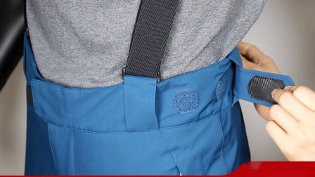 Worker Wear Ski Pant Outdoor Waterproof/Breathable/Windproof Suspender Grey Trousers Bib Pant