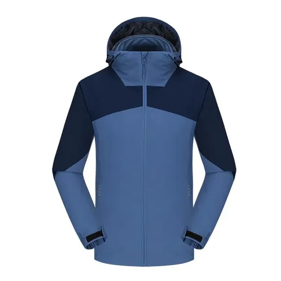 Hot Sale Custom Snow Wear 100% Polyester Waterproof Breathable Hoodie Snowboard Ski Jacket 