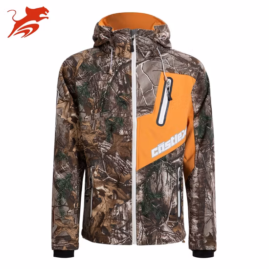 Men′ S Waterproof Camouflage Ski Outdoor Winter Warm Winter Snow Coat Hooded Jacket