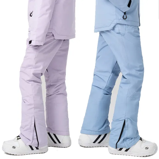 Womens Premium Winter Insulated Softshell Snow Trousers Breathable Waterproof Ski Pants 