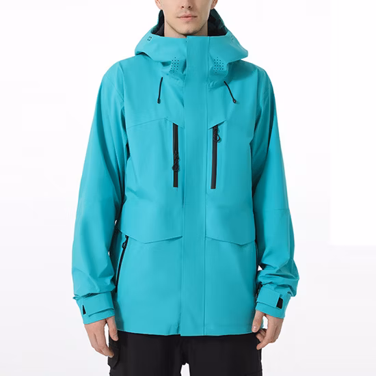 Men Winter Ski Snow Wear Warm Waterproof Ski Wear Windproof Polyester Ski Jacket