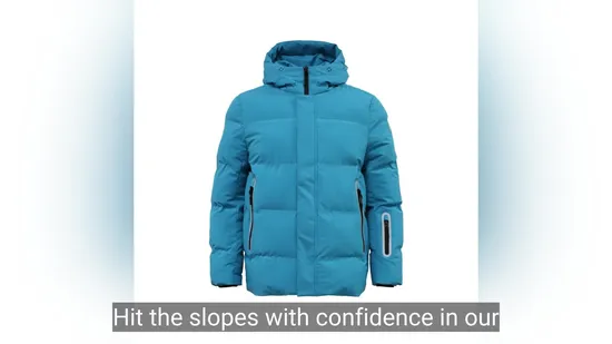 Mens Ski Jacket Waterproof Padded Jacket for Outdoor Winter Coat for Men 
