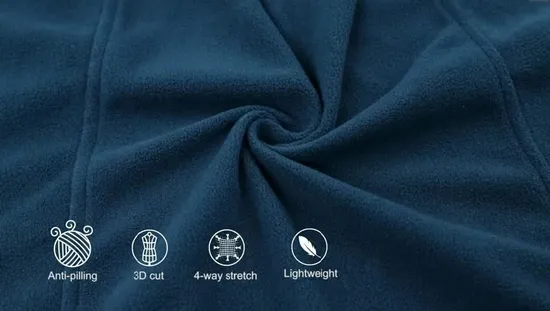 Women’ S Fleece Vest, Zip up Lightweight Soft Running Vest Outerwear Sleeveless with Pockets 