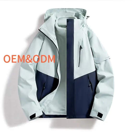 Removable Outdoor Waterproof Fashion Ski 3 in 1 Winter Heated Interchange Jackets 