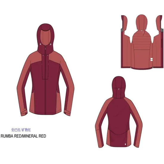 Fashionable Comfortable Fit Womens Waterproof Ski Wear Jacket for Snowboarding 