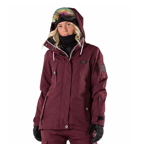 Wholesale Womens Winter Outdoor Hiking Camping Skiing Active Waterproof Snowboard/Ski Jacket 