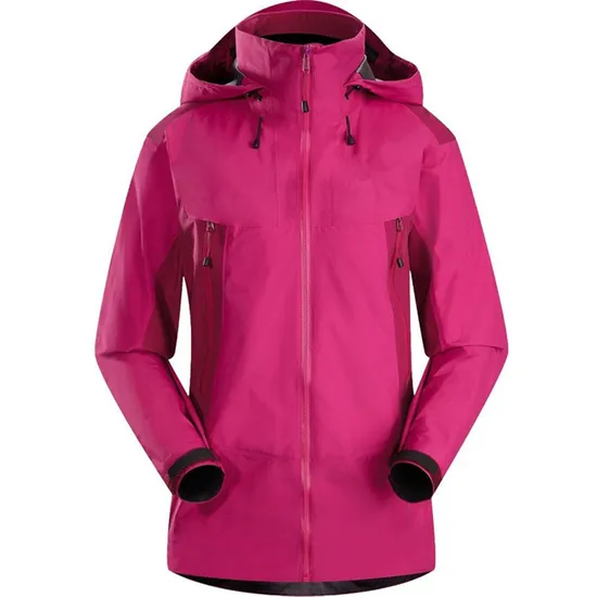 Comfortable Fit Fashionable Womens Red Ski Jacket for Hiking 