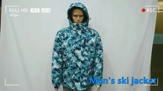 Outdoor High Quality Ski & Snow Wear Ski Jackets Skiing Shell Jacket for Mens 