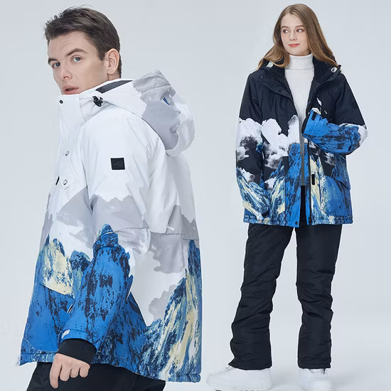 Men Waterproof Snow Ski Jacket, Outdoor Sports Ski Jacket