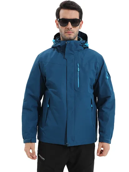 Men Coat Outdoor Waterproof Windproof Clothing Ski Down Puffer Outerwear Windbreaker Jacket 