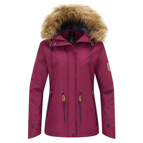Custom Style Fitted Ski Jacket Womens 