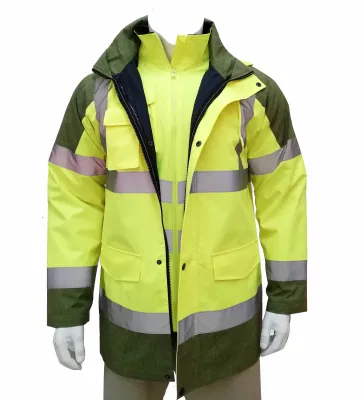 Winter Outerwear Mens Safety Work Jacket Safety Clothes Reflective Workwear Jackets