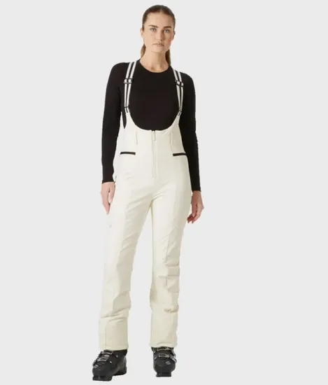 Henglong Women′s Avanti Softshell Ski Bib Pants with Adjustable Straps and Pockets 