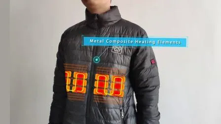 2020 Latest Design Kids Winter Heated Jacket Waterproof Warm Winter Outerwear 